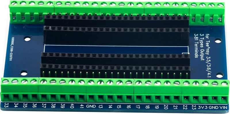 whiteeeen Screw Terminal Expansion Board 3 Types Output Breakout Board for Teensy 3.5/3.6/4.1 Module Compatible with Arduino - Image 3